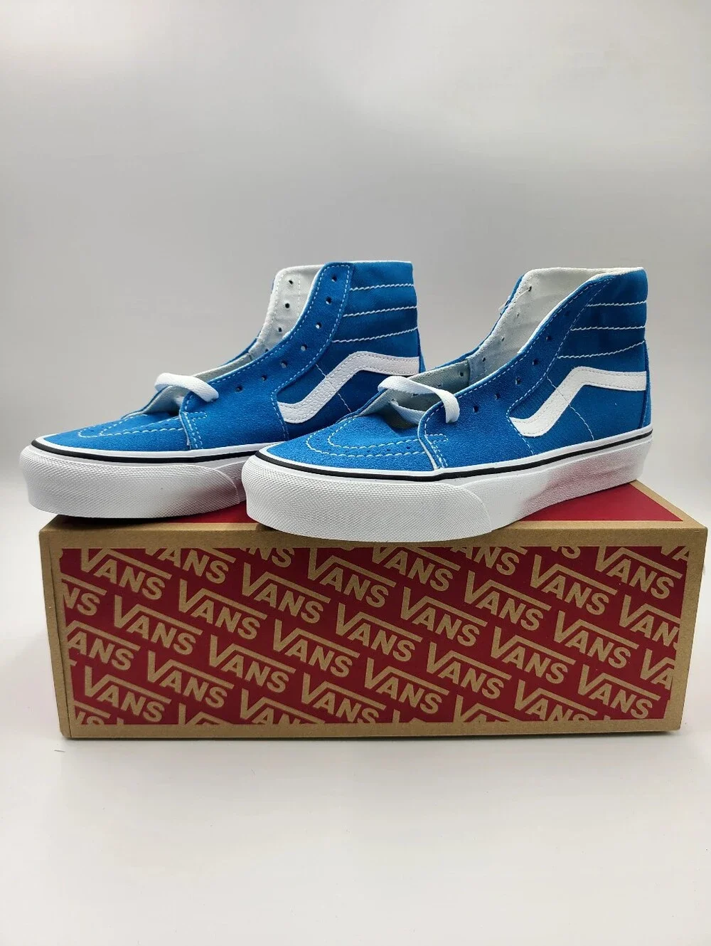 Vans Sk8 Hi Tapered Women Size 7 Color Theory Mediterranean New Mens 7.5